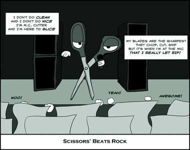 It took me 30 minutes to come up with those lyrics. Somehow I think a career in stationery-based freestyle rap isn't for me.