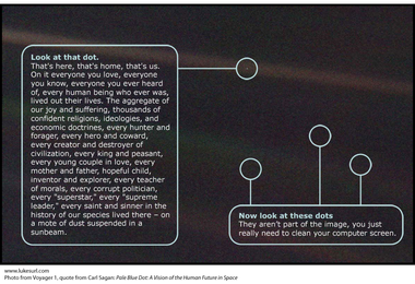 Now look at that MASSIVE dot. That, my friend, is yo momma.