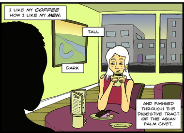 Yes, 'Luke Surl' is an odd name for a woman in her early 30s, but I think I make it work