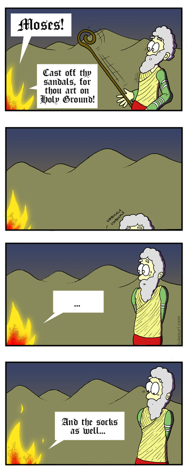 I'm going to move to 100% Torah-based comics, but, don't worry, the transition will be Gentile.