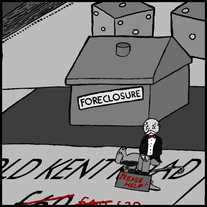In Monopoly you can actually sell houses for 50% of what you paid for them, a noticeable improvement from real life.