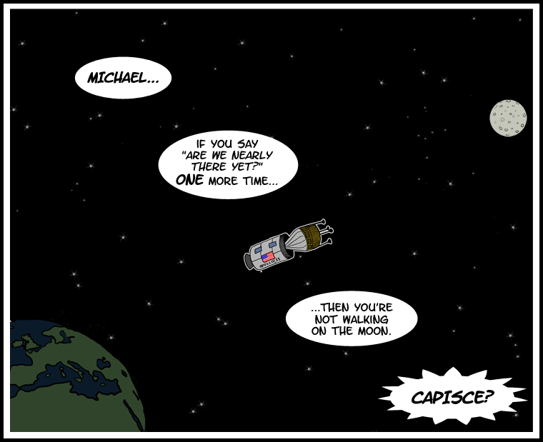 To boldly almost go