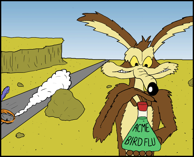 One 'flu' over the cuckoo's nest?