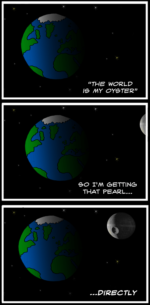 Next on the agenda: Sieze the day... by blotting out the sun