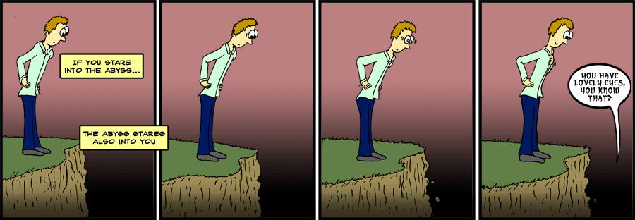 But please be aware, style tips from gaping metaphorical chasms are usually terrible.