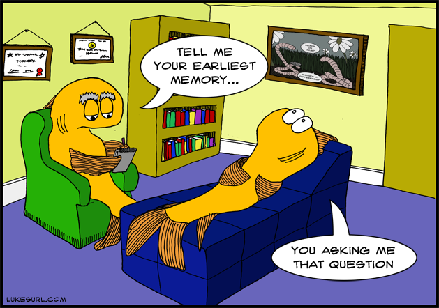 And as he forgets that he asked, the conversation repeats like this ad infinitum